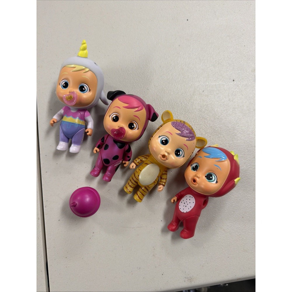 Cry Baby Magic Tears 5" Dolls Lot Of 4